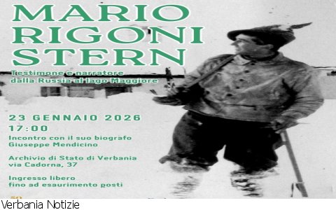 Verbania
Conferenza su Mario Rigoni Stern