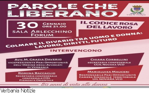 Omegna
"Il codice rosa del lavoro"