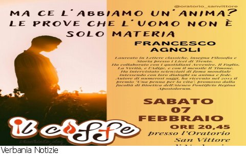 Verbania
"Ma ce l'abbiamo un'anima?"