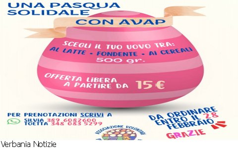 Verbania
Una Pasqua solidale