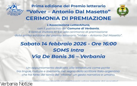 Verbania
Premio Volver i vincitori
