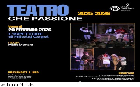 Verbania
Teatro che Passione - L'ispettore