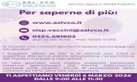 Verbania
Giornata internazionale contro l’HPV
