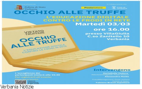 Verbania
“Occhio alle truffe”