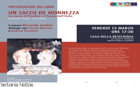Verbania
"Un sacco di monnezza. La morte di Pasolini e il futuro dell'Italia"