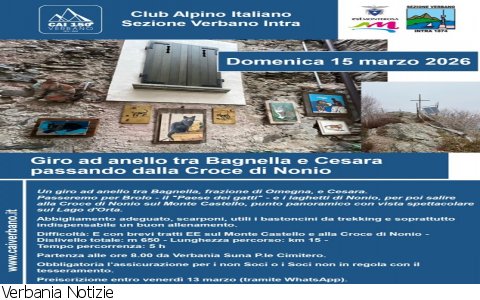 Verbania
Giro ad anello tra Bagnella e Cesara 