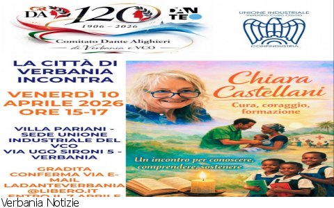 Verbania
“Chiara Castellani. Cura, coraggio, formazione"