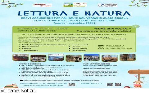 Cesara
Lettura e Natura 2026
