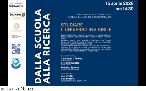 Domodossola
"Studiare l'universo invisibile"