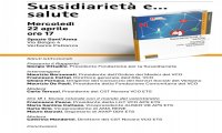 Verbania
Conferenza salute e sussidiarietà