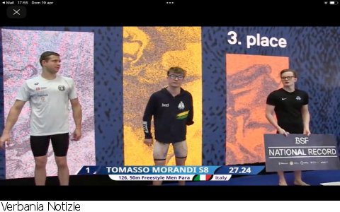 Fuori Provincia
Tommaso Morandi conquista l’oro nei 50 stile libero