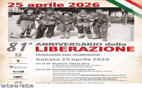 Verbania
Celebrazioni 25 Aprile a Verbania