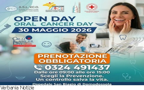 Verbania
Prevenzione del tumore del cavo orale