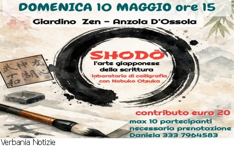 Anzola d'Ossola
SHODŌ - laboratorio di calligrafia giapponese