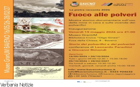 Baveno
Mostra: "Fuoco alle polveri"