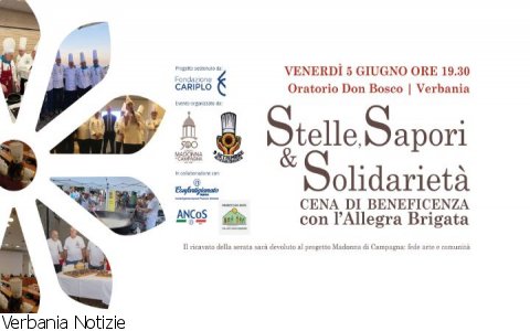 Verbania
Stelle, sapori e solidarietà per Madonna di Campagna