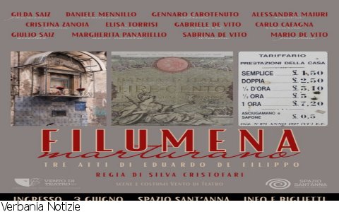 Verbania
"Filumena Marturano" Verbania
"Filumena Marturano"