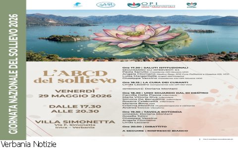 Verbania
Giornata Nazionale del Sollievo
