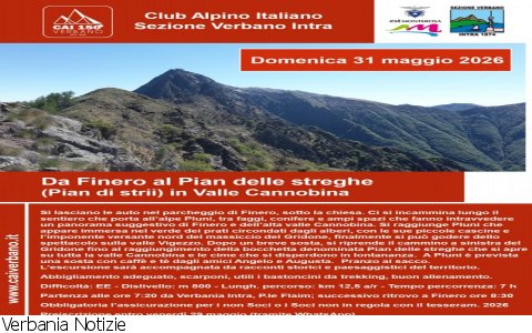 Malesco
Da Finero al Pian delle streghe