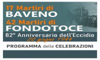 Verbania
82° Anniversario degli Eccidi di Fondotoce e di Baveno