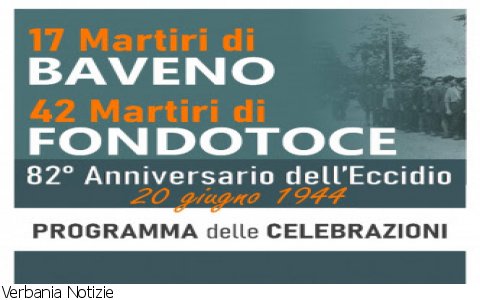 Verbania
82° Anniversario degli Eccidi di Fondotoce e di Baveno