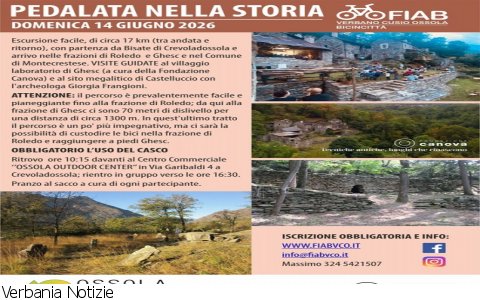 Verbania
"Pedalata nella storia"