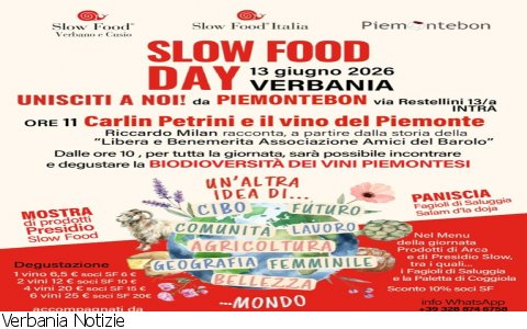 Verbania
Slow Food Day 2026