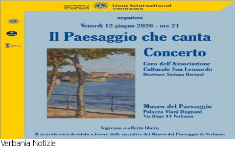 Verbania
Concerto benefico al Museo del Paesaggio