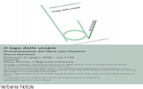 Verbania
"Il lago delle utopie"