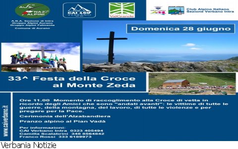 Aurano
Festa della Croce al Monte Zeda