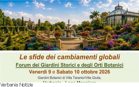 Verbania
Cambiamento climatico: forum a Villa Taranto