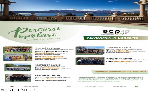 Verbania
"Percorsi Popolari – tra sacro e profano"