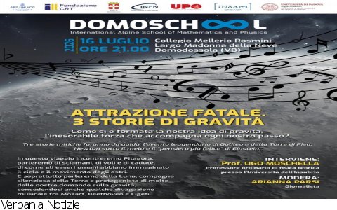 Domodossola
"Attrazione fatale. 3 storie di gravità"