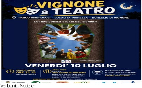 Vignone
Vignone a Teatro: "La Tragicomica storia del Signor P."