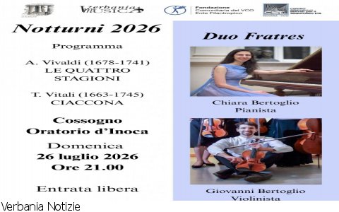 Cossogno
Vivaldi all'oratorio d’Inoca