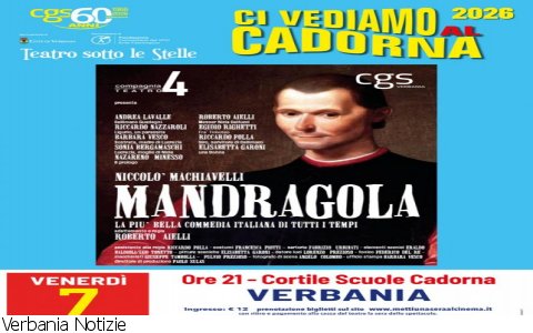 Verbania
Ci vediamo al Cadorna - La Mandragola