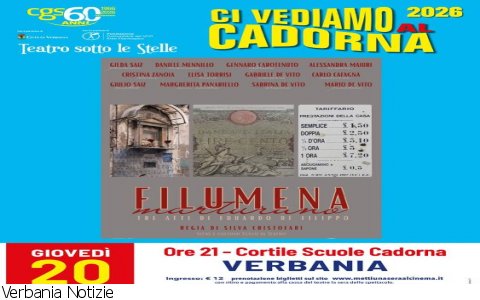 Verbania
Ci vediamo al Cadorna - Filumena Marturano