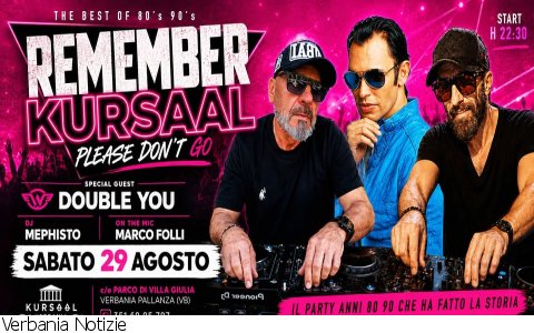 Verbania
Torna "Remember Kursaal"