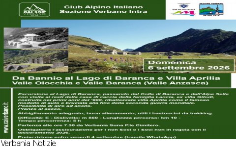 Verbania
Escursione con il CAI a Villa Aprilia