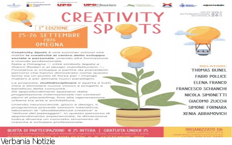 Omegna
Creativity Spots 2026