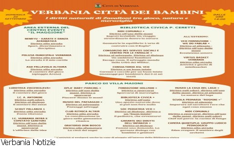 Verbania
A Verbania torna “Città dei Bambini”
