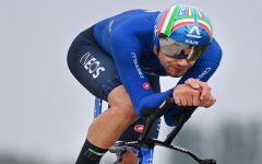 Filippo Ganna, argento iridato nella cronometro