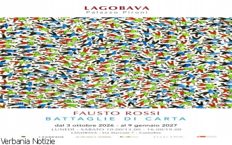 Cannobio
"Battaglie di carta": Fausto Rossi in mostra a Palazzo Pironi