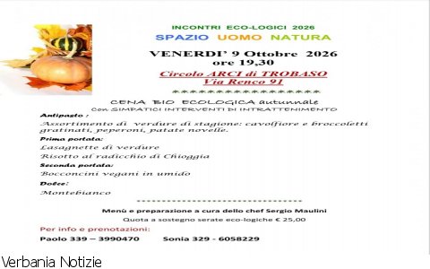 Verbania
"Incontri Eco-Logici"