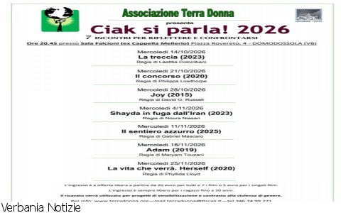 Domodossola
Ciak si parla