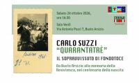 Verbania
Carlo Suzzi “Quarantatré”, il sopravvissuto di Fondotoce
