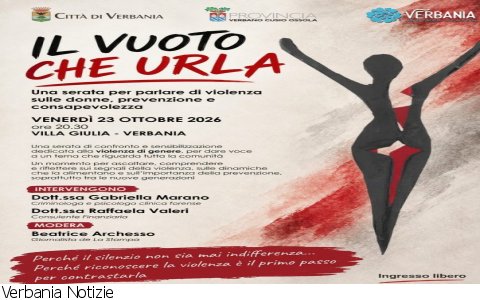 Verbania
Il vuoto che urla: a Villa Giulia