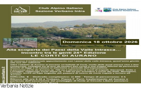 Verbania
Torna l'Incontro tra le genti della Valle Intrasca