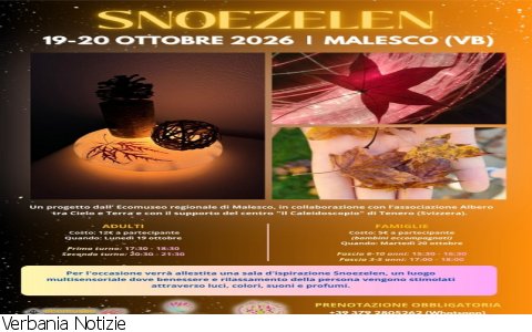 Malesco
Alla scoperta dello Snoezelen