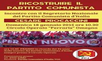 Omegna
Incontro con il Segretario Nazionale PCI